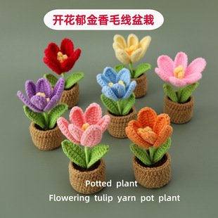 Tulip Crochet Flower Decor | LY-996285525534