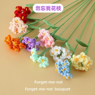 Forget-Me-Not Crochet Flower Decor | LY-687710357036